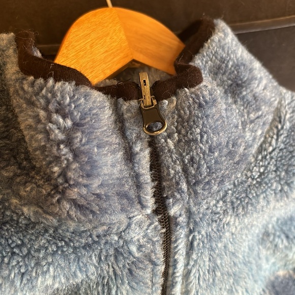 Fleece polar bear family zip up jacket SZ XL - Picture 6 of 7